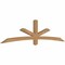 Ekena Millwork Alberta Smooth Timber Gable Bracket, Western Red Cedar, 96"W x 24"H x 3 1/2"D x 3 1/2"F, 6/12 Pitch GBW096X24X0404ALB00SWR - alternate 5